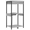 vidaXL Armadio da Notte Grigio Sonoma 41 x 31 x 76 cm