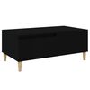 vidaXL Tavolino da Salotto Nero 90x50x36,5 cm in Legno Multistrato