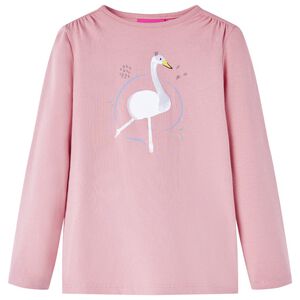 Maglietta per Bambini a Maniche Lunghe Rosa Chiaro 116