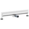 vidaXL Scarico Doccia da Parete Argento 70 cm Acciaio Inox 304