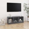 vidaXL Mobile Porta TV Grigio 104x33x41 cm in Legno Massello di Pino