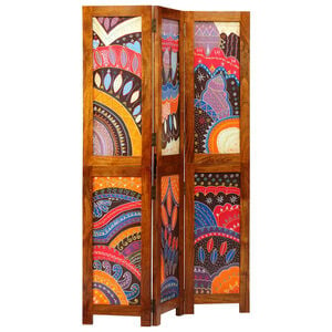 vidaXL Divider per stanze Marrone miele 105 x 1,5 x 160 cm