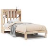 vidaXL Letto Libreria senza Materasso 90x200 cm Legno Massello Pino