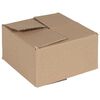 vidaXL Scatola Pieghevole 50 pz Naturale 15 x 15 x 8 cm Cartone