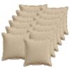 vidaXL Federa 12 pz HOUTEN Tortora 40 x 40 cm corduroy