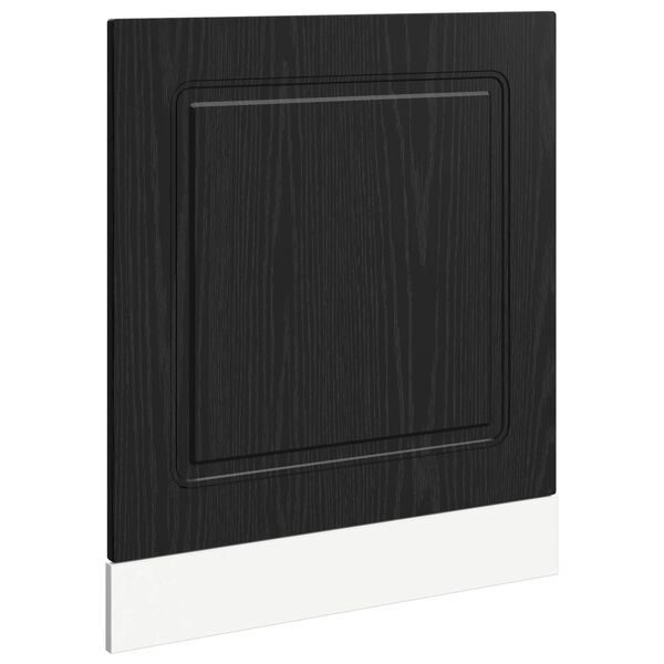 vidaXL Mobile da cucina Kalmar Rovere Nero 60 x 1,5 x 67 cm
