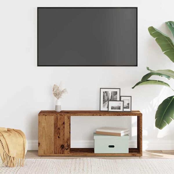 vidaXL Mobile Porta TV Legno Vecchio 80x24x32 cm in Legno Multistrato