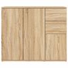 vidaXL Credenza Rovere Sonoma 91x29,5x75 cm Legno ingegnerizzato