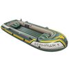 Intex Set Gommone Seahawk 4 con Motore da Traina e Supporto