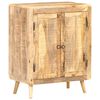 vidaXL Credenza 60x30x76 cm in Legno di Mango Grezzo