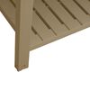 vidaXL Fioriera da Giardino Marrone Chiaro 110x45x79 cm Polipropilene
