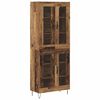vidaXL Credenza Legno vecchio 69,5 x 34 x 180 cm Legno multistrato