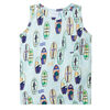 vidaXL Canotta da Bambino Blu Tenue M&eacute;lange 104