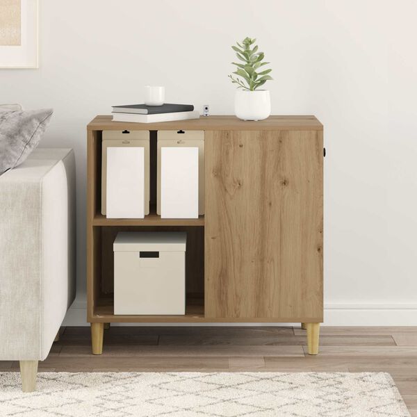 vidaXL Casa per Gatti Rovere Artigianale 72 x 42.5 x 70 cm