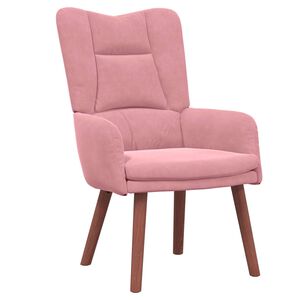 vidaXL poltrona Rosa 63 x 67 x 94 cm Velluto
