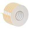 vidaXL Nastro adesivo in schiuma 5 pcs Bianco 10mm x 10m Schiuma CR