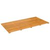 vidaXL Tappeto da bagno Marrone 100 x 53 x 2,5 cm