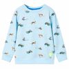 Felpa da Bambino Azzurro M&eacute;lange 104