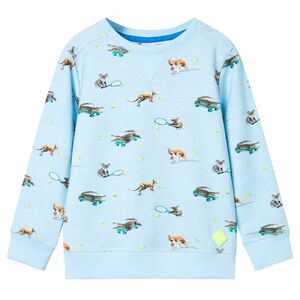 Felpa da Bambino Azzurro M&eacute;lange 104