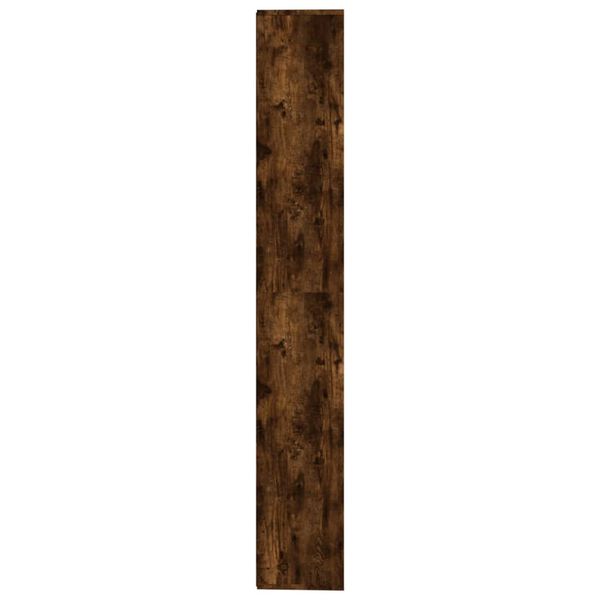 vidaXL Libreria Rovere Fumo 155x24x160 cm