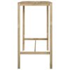 vidaXL Tavolo da Bar 110x60x110 cm in Legno di Pino Impregnato