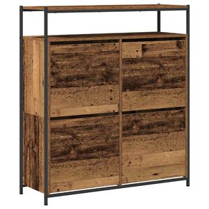 vidaXL Mobile per scarpe 100 x 34 x 112 cm Legno ingegnerizzato