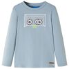 vidaXL Maglietta da Bambino a Maniche Lunghe Azzurra 128
