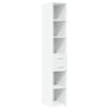 vidaXL Credenza Bianca 30x42,5x185 cm in Legno Multistrato