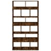 vidaXL Libreria Rovere Fumo 100x33x187,5 cm in Truciolato