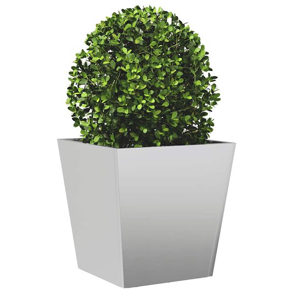 vidaXL Fioriera da Giardino 40x40x40 cm in Acciaio Zincato