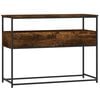 vidaXL Tavolino Consolle Rovere Fumo 100x40x75 cm in Legno Multistrato