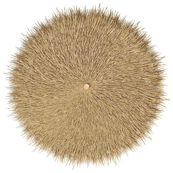 vidaXL Ombrello Tiki con Baldacchino a Foglia di Banana 150 cm Bambù