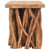 vidaXL Tavolino Salotto 100x40x47,5 cm Legno di Recupero Misto e Teak