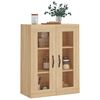 vidaXL Mobile a Parete Rovere Sonoma 69,5x34x90 cm Legno Multistrato