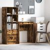 vidaXL Scrivania Rovere fumo 60 x 40 x 76 cm Legno multistrato