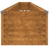 vidaXL Fioriera Rialzata da Giardino 770x50x36 cm in Acciaio Corten