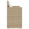 vidaXL Panca da Giardino con Cuscini Beige in Polyrattan