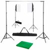 vidaXL Kit per Studio Fotografico con Luci Softbox e Fondali