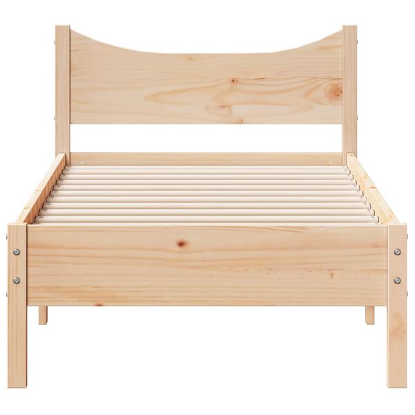 vidaXL Letto senza Materasso 90x200 cm in Legno Massello di Pino