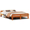 vidaXL Letto senza Materasso Marrone Cera 150x200 cm in Legno di Pino