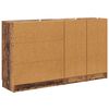 vidaXL Credenza con cassetto 3 pcs Legno vecchio Legno multistrato