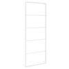 vidaXL Portasciugamani Bianco 45x10x115 cm Acciaio