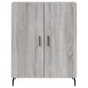 vidaXL Credenza Grigio Sonoma 69,5x34x180 cm in Legno Multistrato