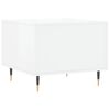 vidaXL Tavolini Salotto 2pz Bianco Lucido 50x50x40cm Legno Multistrato