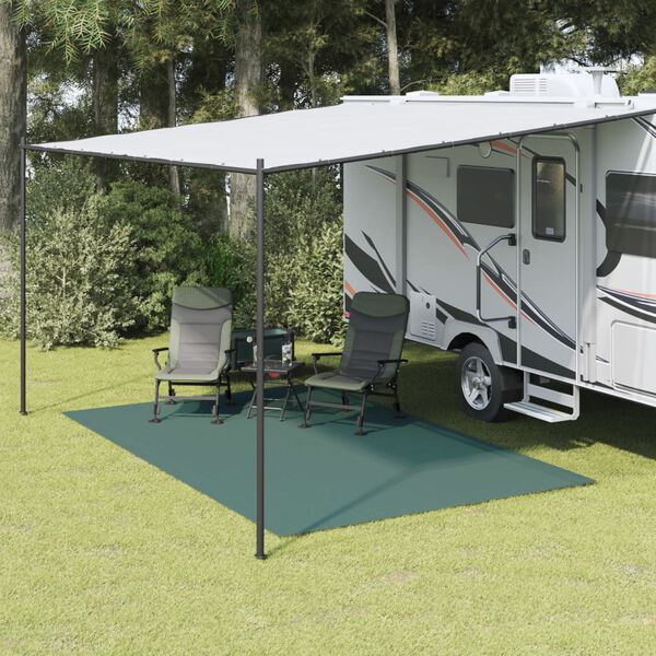 vidaXL Tappeto da Tenda Verde 4x2,5 m