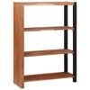 vidaXL Libreria Marrone 80 x 30 x 110 cm Legno di Acacia Massello