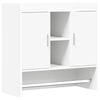 vidaXL Scaffale da parete A parete Bianco 80 x 36 x 80 cm