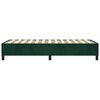 vidaXL Struttura Letto a Rete a Molle Verde Scuro 90x190 cm in Velluto
