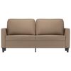 vidaXL Divano a 2 Posti Cappuccino 140 cm in Similpelle