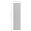 vidaXL Tappeto Corsia Grigio Chiaro 80x300 cm
